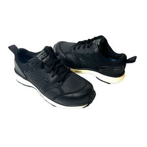 Timberland PRO524 Aerocore Womens 7 Work Shoes Black Synthetic Lace Up Steel Toe